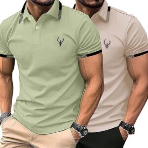 Lymio Polo T Shirt for Men || T Shirt for Man || Collar T Shirt Style Men (Packs Also Available) (Polo-40-43